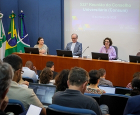 Reunião do Conselho Universitário da UnB (CONSUNI). 06/03/2026. Foto: Beto Monteiro/Ascom GRE
